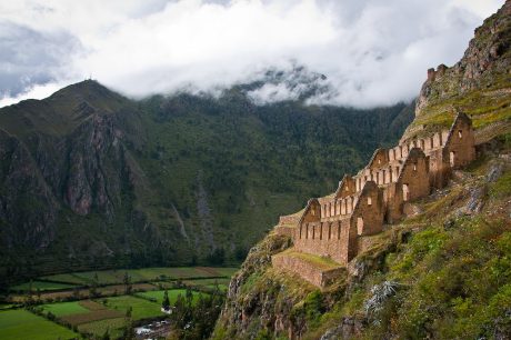 Inca Storehouses over Ollantaytambo